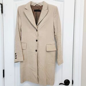 ZARA woman Beige Soft Coat MED